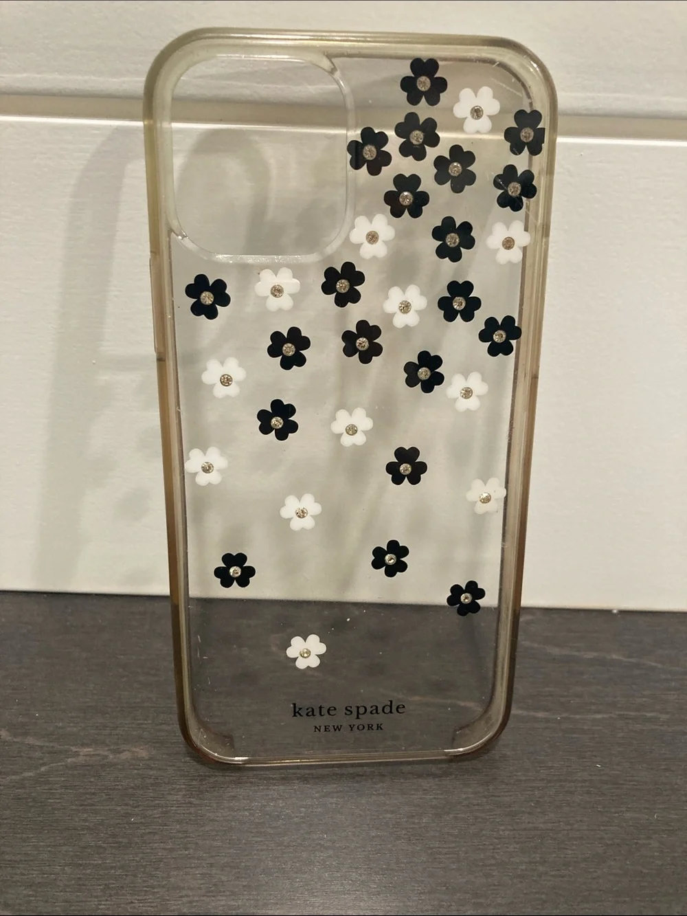 kate spade new york Clear Floral Daisy Protective Hardshell Case